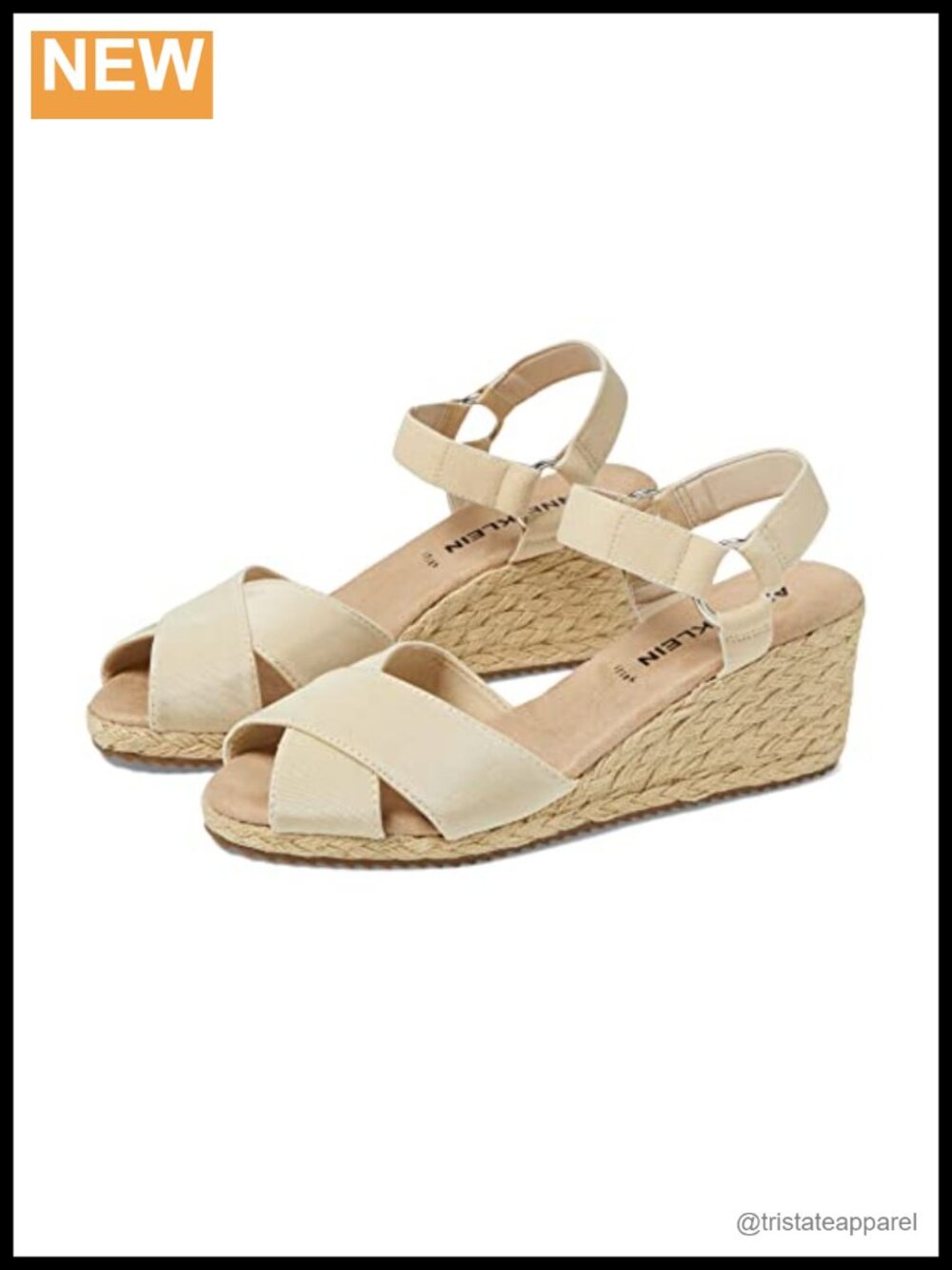 Anne Klein Esther Wedge Pump with Ankle Strap